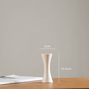 Modern White Ceramic Vases Chinese Style Simple Designed Pottery And Porcelain Vases For Artificial Flowers Decorative Figurines acacuss