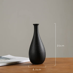 Modern White Ceramic Vases Chinese Style Simple Designed Pottery And Porcelain Vases For Artificial Flowers Decorative Figurines acacuss