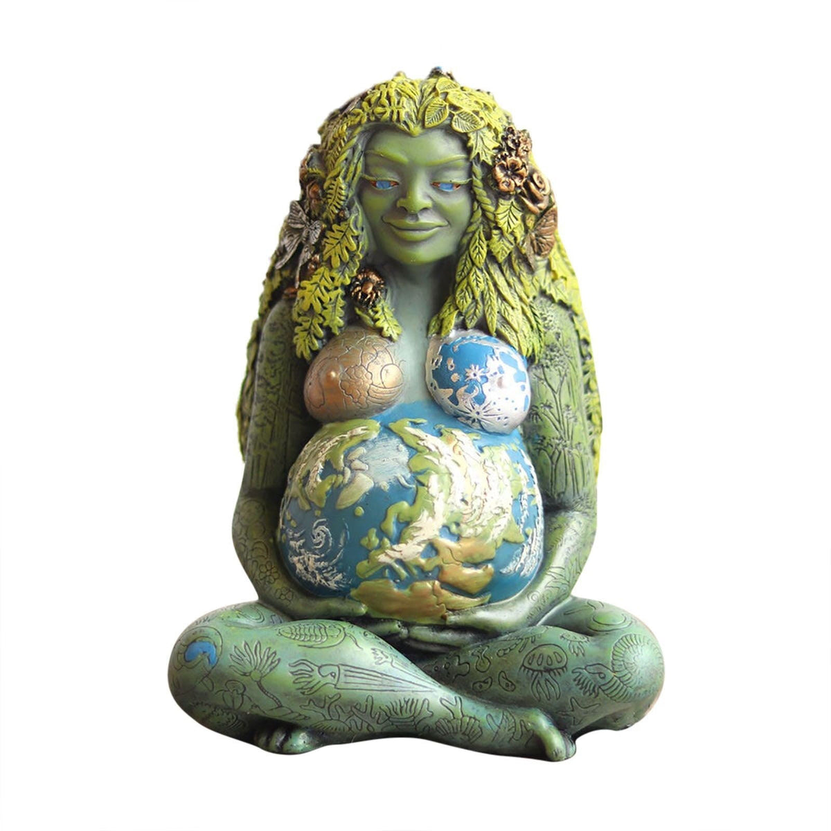 Mother Earth Millennial Gaia Resin Statue Ornaments - Goddess Statue sculptures Figurine interior Decorative Home living room decoration - ACACUSS