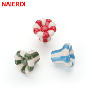 NAIERDI Ceramic Children Room Cabinet Handles Cartoon Moon Star Wardrobe Handle Cupboard Door Pulls Single Hole Furniture Handle acacuss