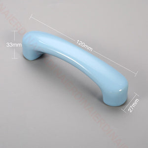 NAIERDI Ceramic Children Room Cabinet Handles Cartoon Moon Star Wardrobe Handle Cupboard Door Pulls Single Hole Furniture Handle acacuss