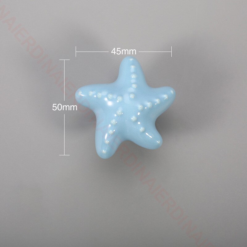 NAIERDI Ceramic Children Room Cabinet Handles Cartoon Moon Star Wardrobe Handle Cupboard Door Pulls Single Hole Furniture Handle acacuss