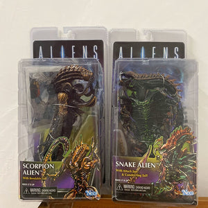 NECA Alien VS Predator Figure Scorpion Snake Alien 18CM 13th Sgt Apone Kenner Action Figure Model Toy Gift acacuss