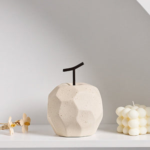 NEW Ins Ceramic Apple Pear Decoration Simple Living Room TV Cabinet Office Desk Home Decoration Fruit Decoration acacuss