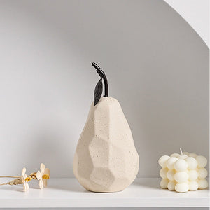 NEW Ins Ceramic Apple Pear Decoration Simple Living Room TV Cabinet Office Desk Home Decoration Fruit Decoration acacuss