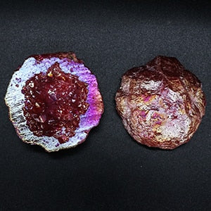 Natural Agate Electroplated Colourful Cornucopia Reiki Healing Raw Crystal Geode Specimen Room Decor Mineral Home Decoration acacuss