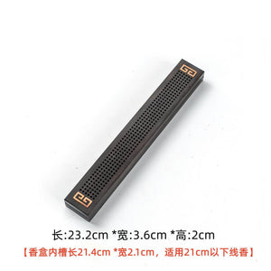 Natural Thread Fragrance Gift Box Purple Light Sandalwood Incense Incense Insert Decoration Goose Pear Tent Fragrance acacuss