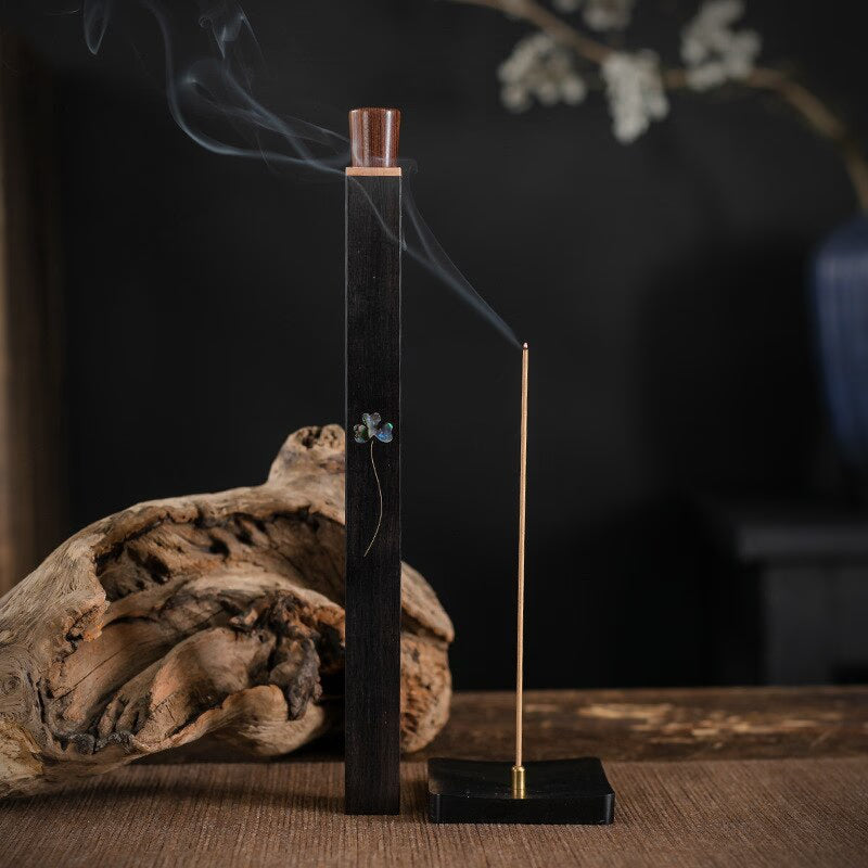 Natural Thread Fragrance Gift Box Purple Light Sandalwood Incense Incense Insert Decoration Goose Pear Tent Fragrance acacuss