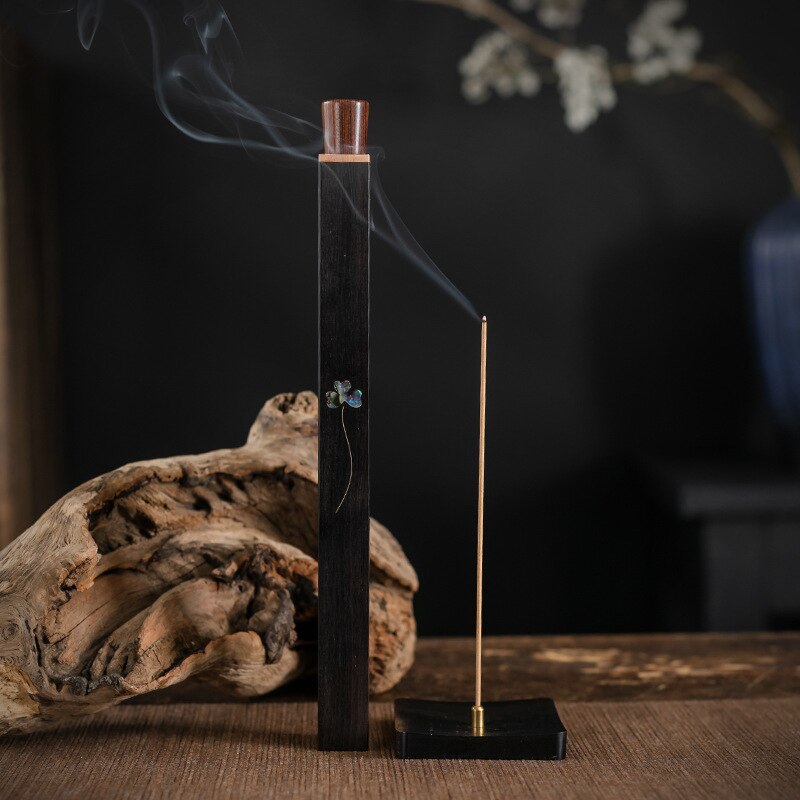 goose pear tent Natural Thread Fragrance Gift Box Purple Light Sandalwood Incense Incense Insert Decoration Goose Pear Tent Fragrance Incense burner