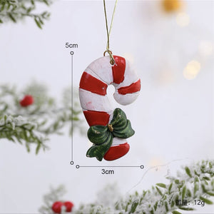 2023 Navidad Christmas Resin Gingerbread Man Pendant Christmas Tree Ornaments Christmas Decorations for Home 2024 New Year Gift acacuss