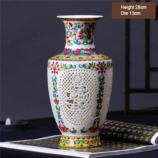 New Arrival Antique Jingdezhen Ceramic Vase Chinese Blue and White Porcelain Flower Vase For Home Decor acacuss