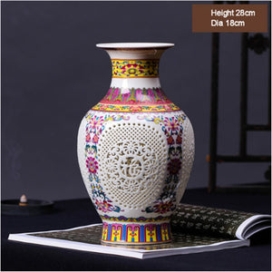New Arrival Antique Jingdezhen Ceramic Vase Chinese Blue and White Porcelain Flower Vase For Home Decor acacuss