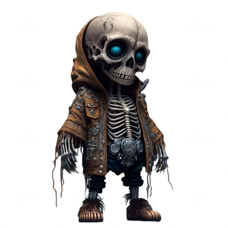 New Halloween Various Dark Death Ghost Resin Crafts Horror Skull Reaper Vintage Statue Ornaments Desktop Furniture Decorations acacuss
