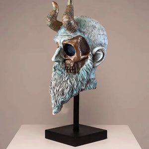 New Mimir head resin ornaments bedroom Nordic god of wisdom Home décor stand acacuss