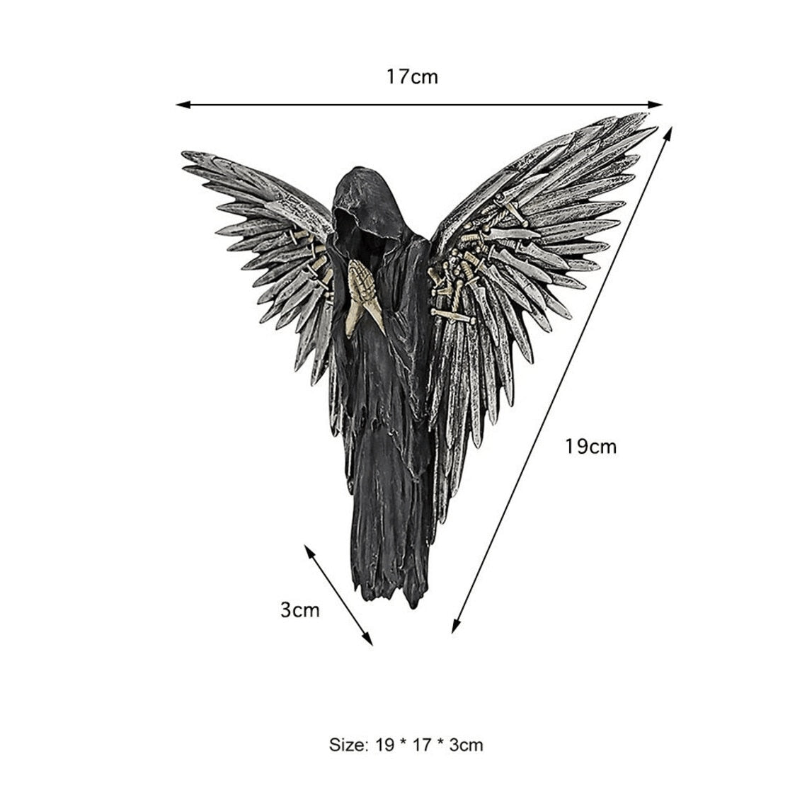 New Sculpture Resin Crafts Pendant Home Decoration Wall Halloween Decoration Home Decor acacuss