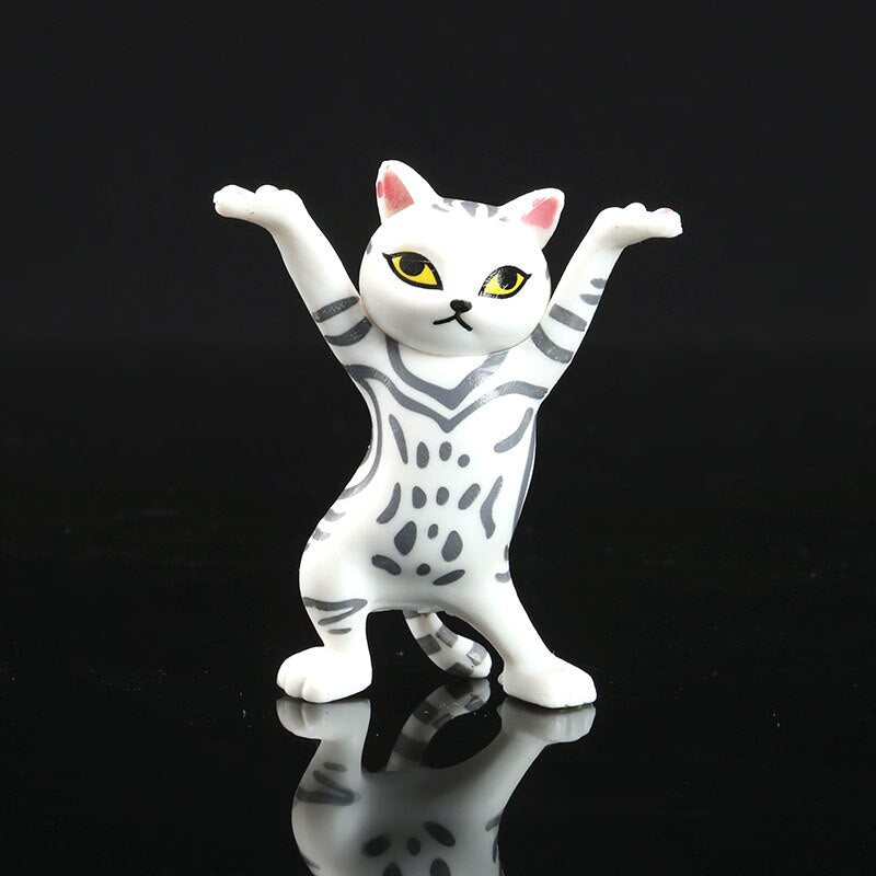 New Upgrade Cat Pen Holder Cat Figure Toy Hold Everything Cat Earphone Bracket Home Decor Birthday Christmas Gift Doll Toy acacuss