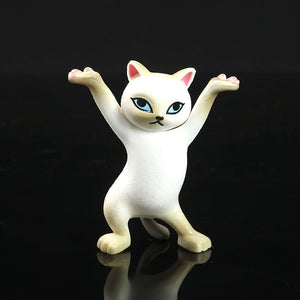 New Upgrade Cat Pen Holder Cat Figure Toy Hold Everything Cat Earphone Bracket Home Decor Birthday Christmas Gift Doll Toy acacuss