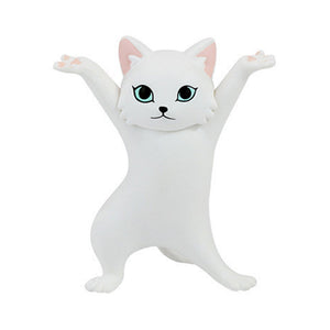 New Upgrade Cat Pen Holder Cat Figure Toy Hold Everything Cat Earphone Bracket Home Decor Birthday Christmas Gift Doll Toy acacuss