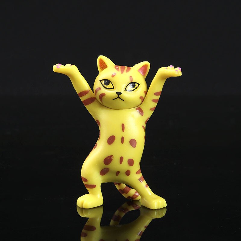 New Upgrade Cat Pen Holder Cat Figure Toy Hold Everything Cat Earphone Bracket Home Decor Birthday Christmas Gift Doll Toy acacuss