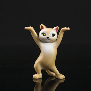 New Upgrade Cat Pen Holder Cat Figure Toy Hold Everything Cat Earphone Bracket Home Decor Birthday Christmas Gift Doll Toy acacuss