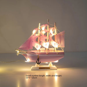New Wooden Sailboat Model Office Living Room Decoration Crafts Nautical Decoration Creative Model Home Decoration Birthday Gift acacuss