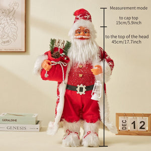 2024 New Year Big Santa Claus Doll Children Xmas Gift Christmas Hat Decorations for Home Wedding Party Supplies Ornaments acacuss