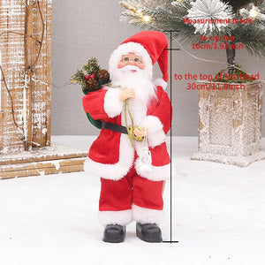 2024 New Year Big Santa Claus Doll Children Xmas Gift Christmas Hat Decorations for Home Wedding Party Supplies Ornaments acacuss