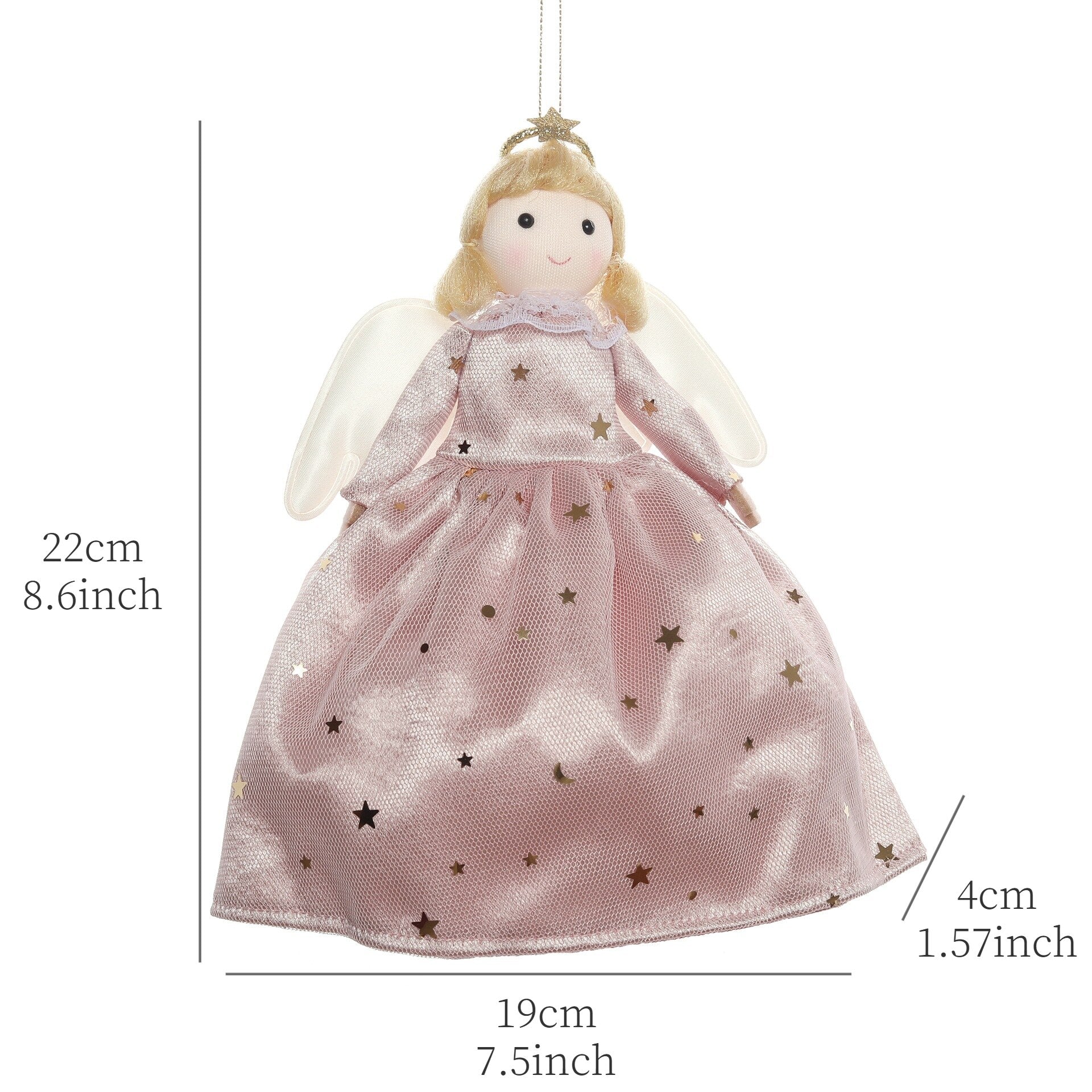 2024 New Year Gift Cute Christmas Angel Doll Xmas Tree Ornament Noel Deco Christmas Decoration for Home Natal Navidad 2023 Decor acacuss