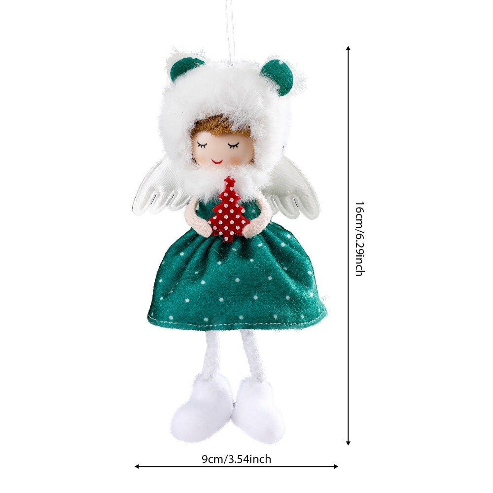 2024 New Year Gift Cute Christmas Angel Doll Xmas Tree Ornament Noel Deco Christmas Decoration for Home Natal Navidad 2023 Decor acacuss
