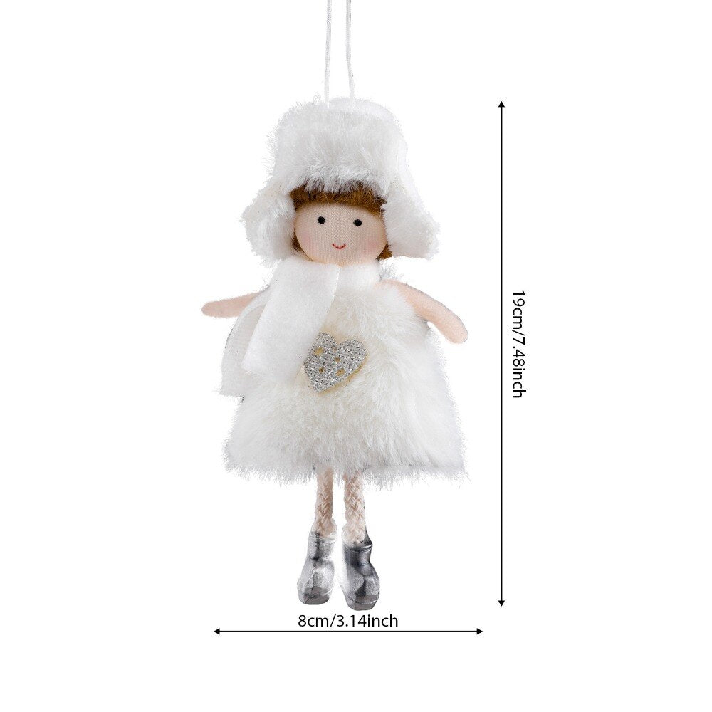 2024 New Year Gift Cute Christmas Angel Doll Xmas Tree Ornament Noel Deco Christmas Decoration for Home Natal Navidad 2023 Decor acacuss