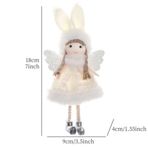 2024 New Year Gift Cute Christmas Angel Doll Xmas Tree Ornament Noel Deco Christmas Decoration for Home Natal Navidad 2023 Decor acacuss