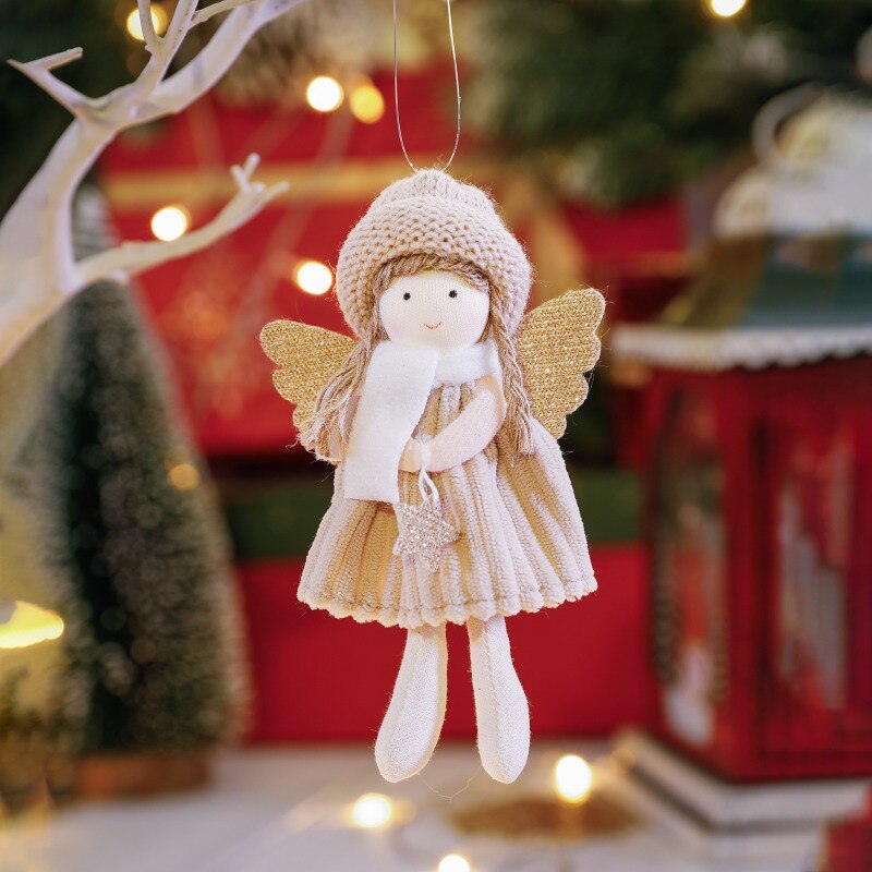 2024 New Year Gift Cute Christmas Angel Doll Xmas Tree Ornament Noel Deco Christmas Decoration for Home Natal Navidad 2023 Decor acacuss