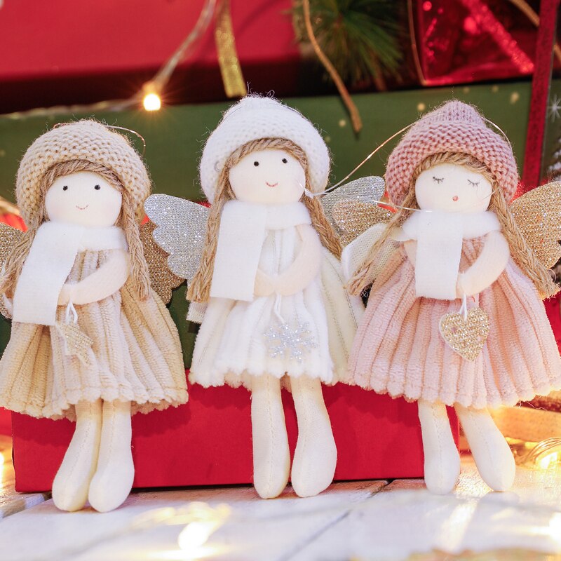 2024 New Year Gift Cute Christmas Angel Doll Xmas Tree Ornament Noel Deco Christmas Decoration for Home Natal Navidad 2023 Decor acacuss