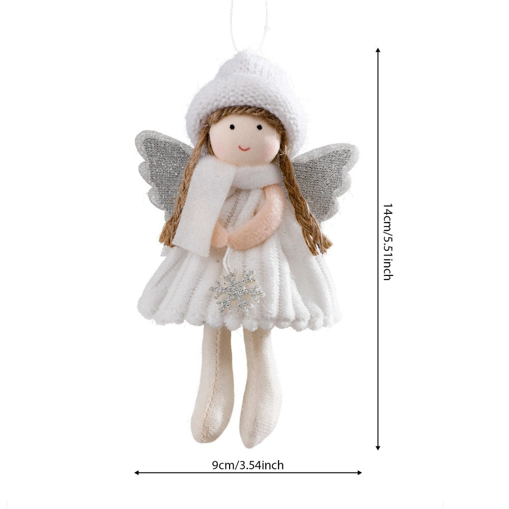 2024 New Year Gift Cute Christmas Angel Doll Xmas Tree Ornament Noel Deco Christmas Decoration for Home Natal Navidad 2023 Decor acacuss
