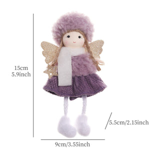 2024 New Year Gift Cute Christmas Angel Doll Xmas Tree Ornament Noel Deco Christmas Decoration for Home Natal Navidad 2023 Decor acacuss