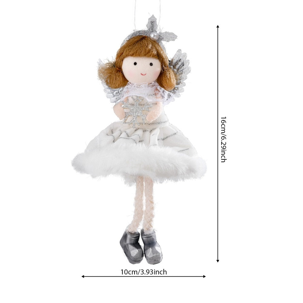 2024 New Year Gift Cute Christmas Angel Doll Xmas Tree Ornament Noel Deco Christmas Decoration for Home Natal Navidad 2023 Decor acacuss