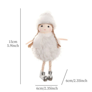 2024 New Year Gift Cute Christmas Angel Doll Xmas Tree Ornament Noel Deco Christmas Decoration for Home Natal Navidad 2023 Decor acacuss