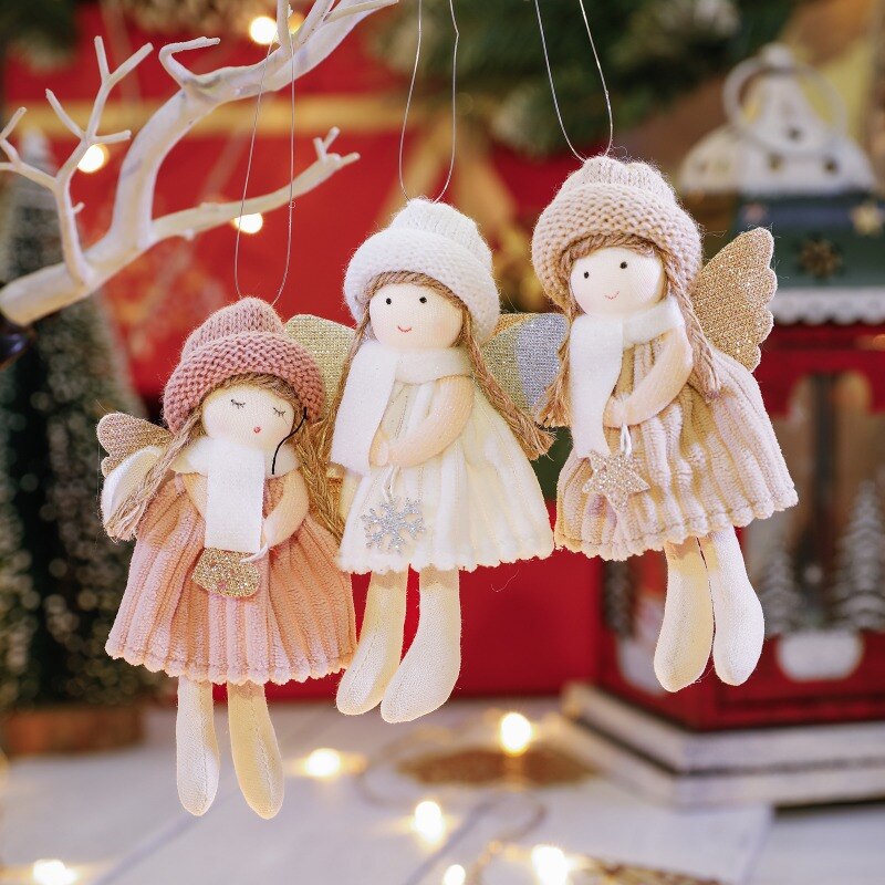 2024 New Year Gift Cute Christmas Angel Doll Xmas Tree Ornament Noel Deco Christmas Decoration for Home Natal Navidad 2023 Decor acacuss