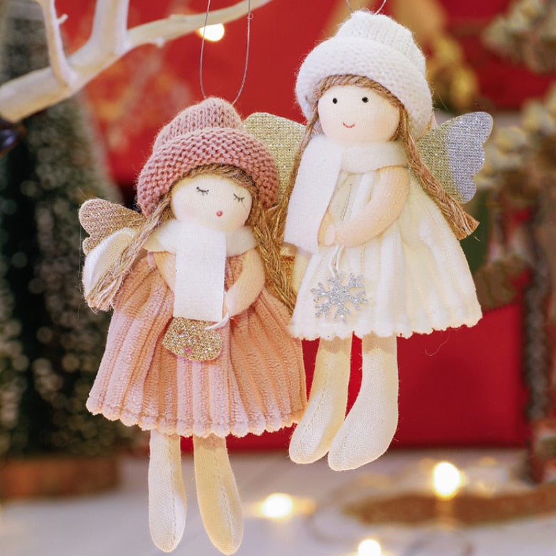 2024 New Year Gift Cute Christmas Angel Doll Xmas Tree Ornament Noel Deco Christmas Decoration for Home Natal Navidad 2023 Decor acacuss