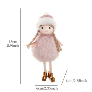 2024 New Year Gift Cute Christmas Angel Doll Xmas Tree Ornament Noel Deco Christmas Decoration for Home Natal Navidad 2023 Decor acacuss
