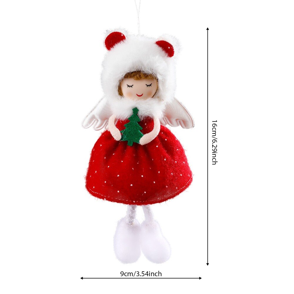 2024 New Year Gift Cute Christmas Angel Doll Xmas Tree Ornament Noel Deco Christmas Decoration for Home Natal Navidad 2023 Decor acacuss
