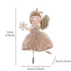 2024 New Year Gift Cute Christmas Angel Doll Xmas Tree Ornament Noel Deco Christmas Decoration for Home Natal Navidad 2023 Decor acacuss