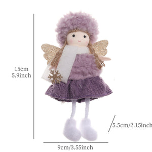 2024 New Year Gift Cute Christmas Angel Doll Xmas Tree Ornament Noel Deco Christmas Decoration for Home Natal Navidad 2023 Decor acacuss