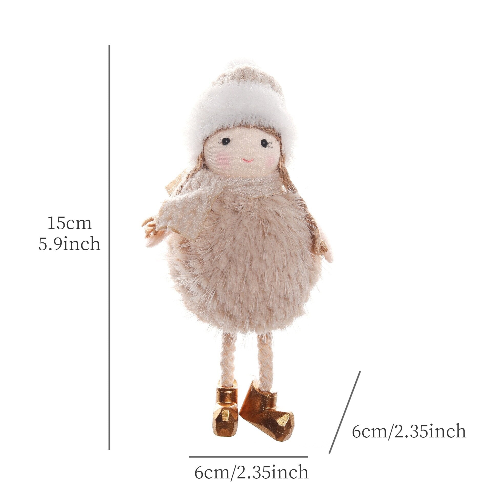 2024 New Year Gift Cute Christmas Angel Doll Xmas Tree Ornament Noel Deco Christmas Decoration for Home Natal Navidad 2023 Decor acacuss