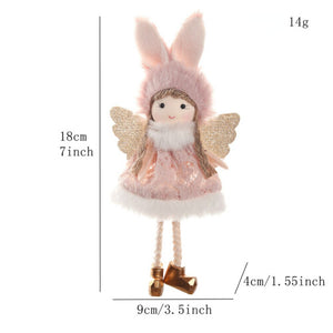 2024 New Year Gift Cute Christmas Angel Doll Xmas Tree Ornament Noel Deco Christmas Decoration for Home Natal Navidad 2023 Decor acacuss