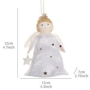 2024 New Year Gift Cute Christmas Angel Doll Xmas Tree Ornament Noel Deco Christmas Decoration for Home Natal Navidad 2023 Decor acacuss