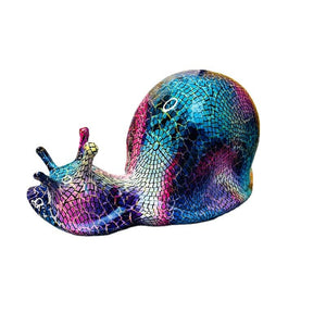 New creative colorful snail animal resin handicraft ornaments, home living room desktop animal decorations, snail statues acacuss