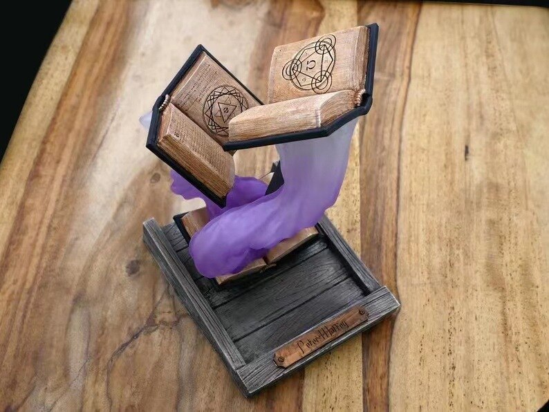 New home creative tower book decoration design resin design home hand office living room decoration crafts acacuss