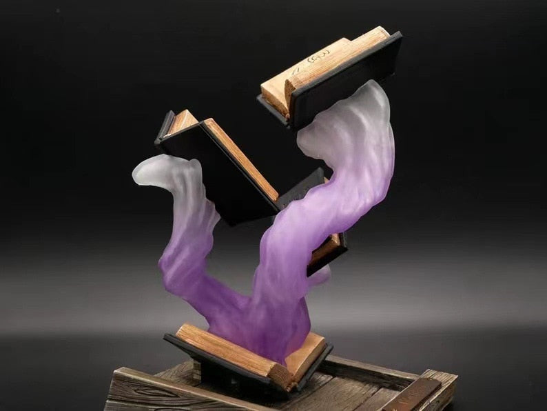 New home creative tower book decoration design resin design home hand office living room decoration crafts acacuss