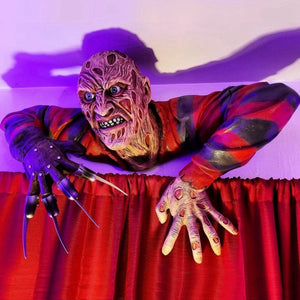 Nightmare Freddy Krueger Tomb Walker Wall Hanging Resin Crafts Halloween Horror Dolls Spooky Ambiance Party Holiday Decoration acacuss